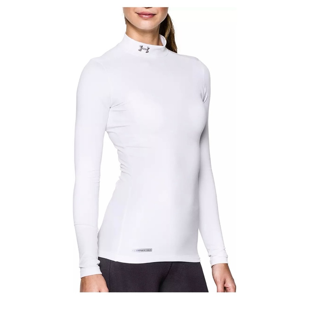Under Armor Women’s ColdGear Fitted Mock Neck Long Sleeve Pullover
